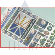 NEWFOUNDLAND LABRADOR ASSORTED LASER STICKERS 