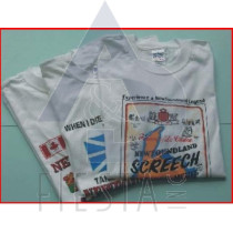 NEWFOUNDLAND LABRADOR ADULT WHITE T-SHIRT ASSORTED DESIGNS & SIZES