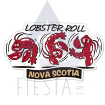 NOVA SCOTIA LOBSTER ROLL STICKER IN BOX