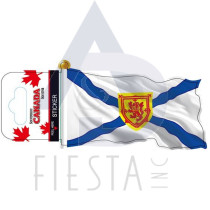 NOVA SCOTIA WAVY FLAG STICKER IN BOX