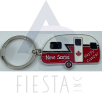 NOVA SCOTIA COLORED CAMPER TRUCK KEY CHAIN