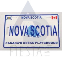 NOVA SCOTIA LICENSE PLATE LUGGAGE TAG
