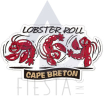 CAPE BRETON LOBSTER ROLL STICKER IN BOX