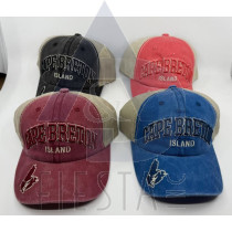 CAPE BRETON CAP 3D WITH SILHOUETTE ON VISOR "CANADA" IN BACK ASSORTED COLORS