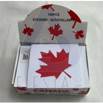 CANADA MAPLE LEAF STICKER IN BOX