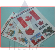CANADA WINDOW STICKERS 2 ASSORTED