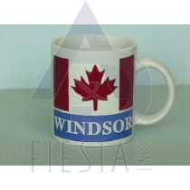 WINDSOR 11 OZ. MUGS WITH FLAG