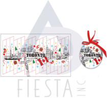 TORONTO CHRISTMAS BALL WITH ICONS IN BOX
