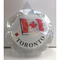 TORONTO ROUND ACRYLIC COASTERS 4 PACK 2 ASSORTED