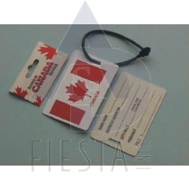 CANADA SMALL LUGGAGE TAG 