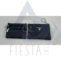 CANADA PU LEATHER 11X7 CM COIN PURSE WITH ZIPPER WITH LOGO ASSORTED COLORS