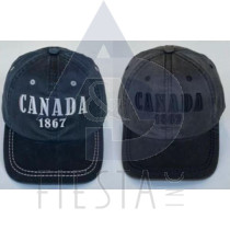CANADA WAXED CAP 3D CANADA 1867 WITH METAL CLOSURE 5 ASSORTED COLORS