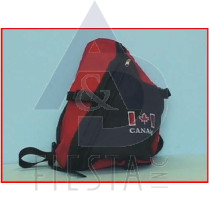 CANADA OVER THE SHOULDER BACK PACK BLACK/RED SERIES