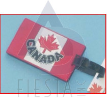 CANADA RUBBERIZED LARGE LUGGAGE TAG