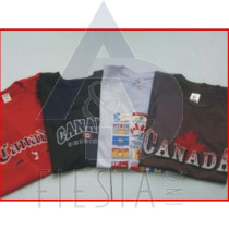 CANADA YOUTH COLORED T-SHIRTS ASSORTED DESIGNS & SIZES