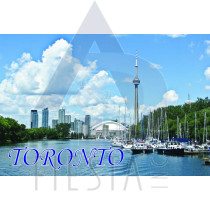 TORONTO POST CARD VIEW OF TORONTO WATERFRONT 