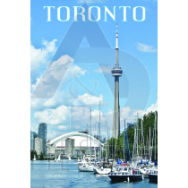 TORONTO POST CARD DOWNTOWN TORONTO WATERFRONT 