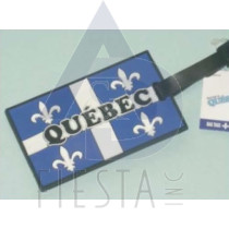 QUEBEC RUBBERIZED LUGGAGE TAG