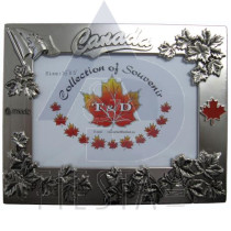 CANADA METAL PICTURE FRAME 3.5"X5"