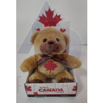 CANADA PLUSH BROWN BEAR IN BOX