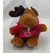 CANADA PLUSH 7.5" MOOSE WITH T-SHIRT AND HOOD