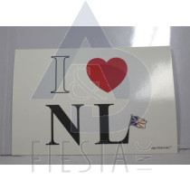 NEWFOUNDLAND LABRADOR POSTCARD " I LOVE NL"