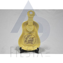 CANADA GUITAR POLY DISH WITH STAND WITH GOLD LOON 