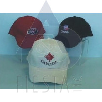 CANADA BRUSHED COTTON CAPS 3 ASSORTED