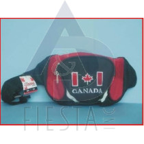 CANADA TRAVEL POUCH BLACK & RED SERIES