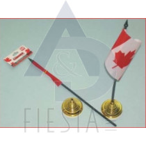 CANADA FLAG 4"X6" WITH STAND 2 PACK